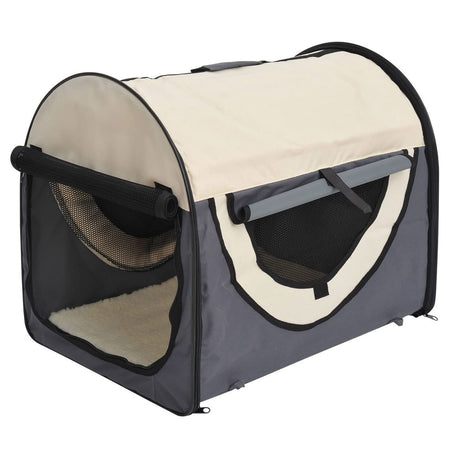 easycomfort easycomfort trasportino per cani pieghevole grigio 61x46x51cm ean 8054111845717