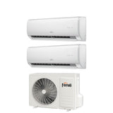 ferroli climatizzatore condizionatore ferroli dual split inverter serie giada m 1212 con 21 3 r 32 wi fi integrato 1200012000