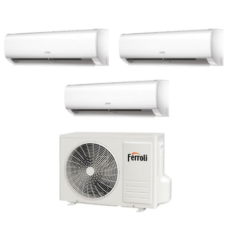 ferroli climatizzatore condizionatore ferroli trial split inverter serie diamant plus m 7918 con 27 3 r 32 wi fi integrato 7000900018000 novita