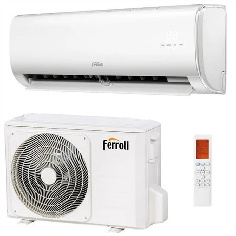 ferroli climatizzatore condizionatore inverter ferroli ambra s 18000 btu r 32 wi fi integrato novita