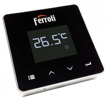 Cronotermostato Ferroli Settimanale Riscaldamento Wifi - Ios E Android  Batterie Stilo Programmazione Digitale 013010xa Connect