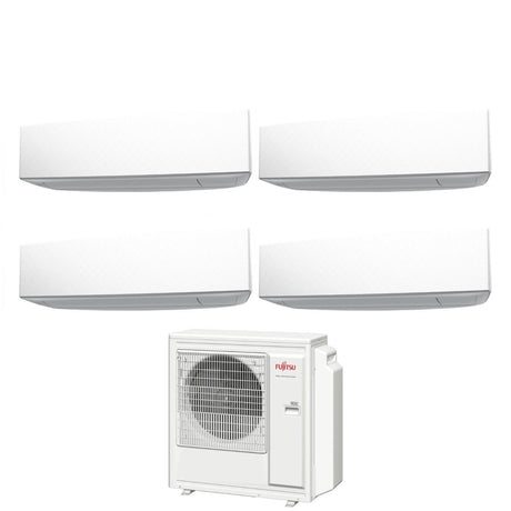 fujitsu climatizzatore condizionatore fujitsu quadri split inverter serie ke white 7121214 con aoyg30kbta4 r 32 wi fi integrato 7000120001200014000 colore bianco