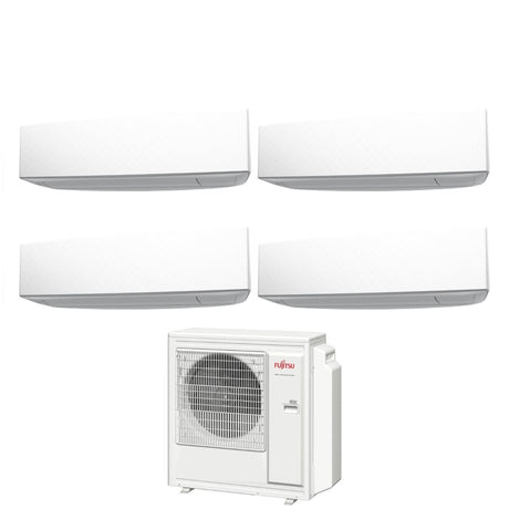 fujitsu climatizzatore condizionatore fujitsu quadri split inverter serie ke white 9999 con aoyg30kbta4 r 32 wi fi integrato 9000900090009000 colore bianco