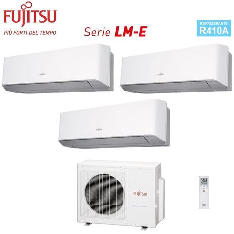 fujitsu climatizzatore condizionatore fujitsu trial split inverter serie lm 9912 con aoyg18l 9000900012000 r 410