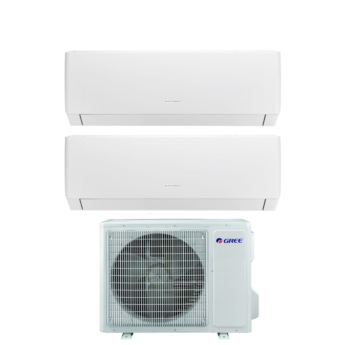 gree climatizzatore condizionatore gree dual split inverter serie pular 99 con gwhd18nk6no r 32 wi fi integrato 90009000