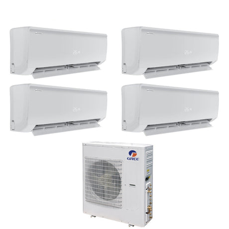 gree climatizzatore condizionatore gree quadri split inverter serie bora plus 99912 con gwhd28nk6oo r 32 wi fi optional 90009000900012000