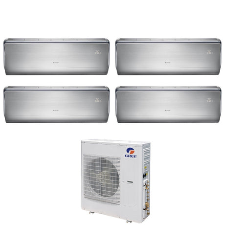gree climatizzatore condizionatore gree quadri split inverter serie u crown 991212 con gwhd28nk6oo r 32 wi fi integrato 900090001200012000