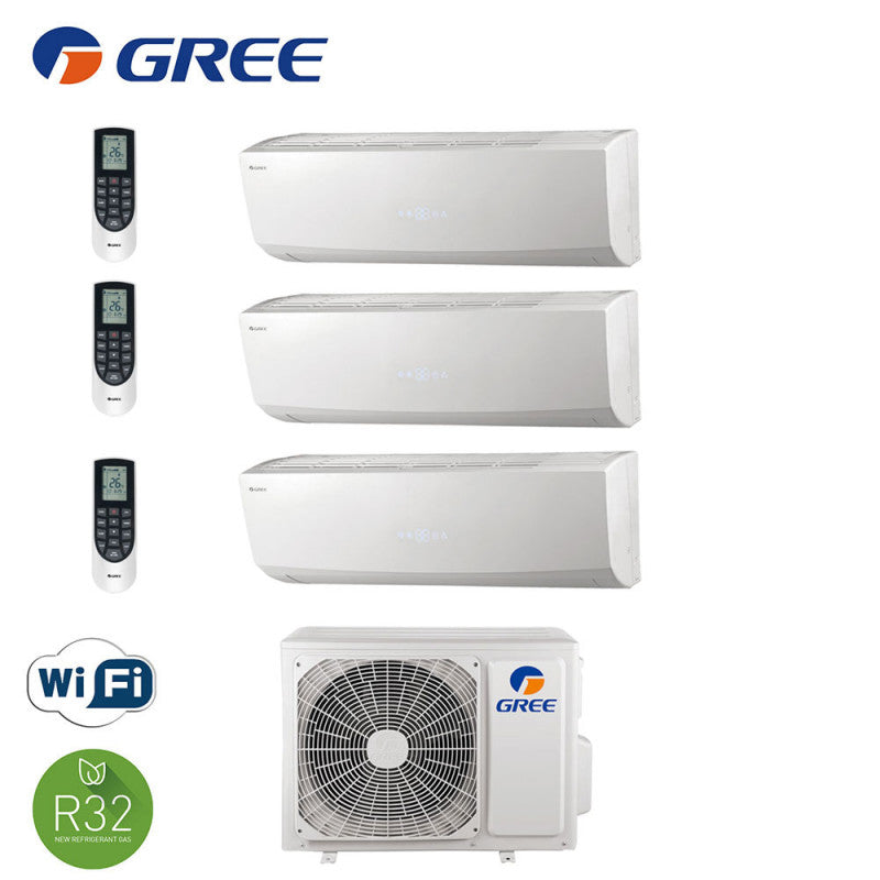 gree climatizzatore condizionatore gree trial split inverter serie lomo 9912 con gwhd24nk6lo wi fi r 32