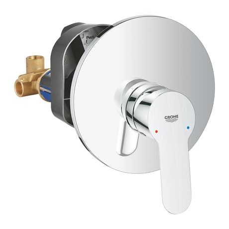 grohe offerta miscelatore monocomando per doccia grohe bauedge 29078000 corpo incasso