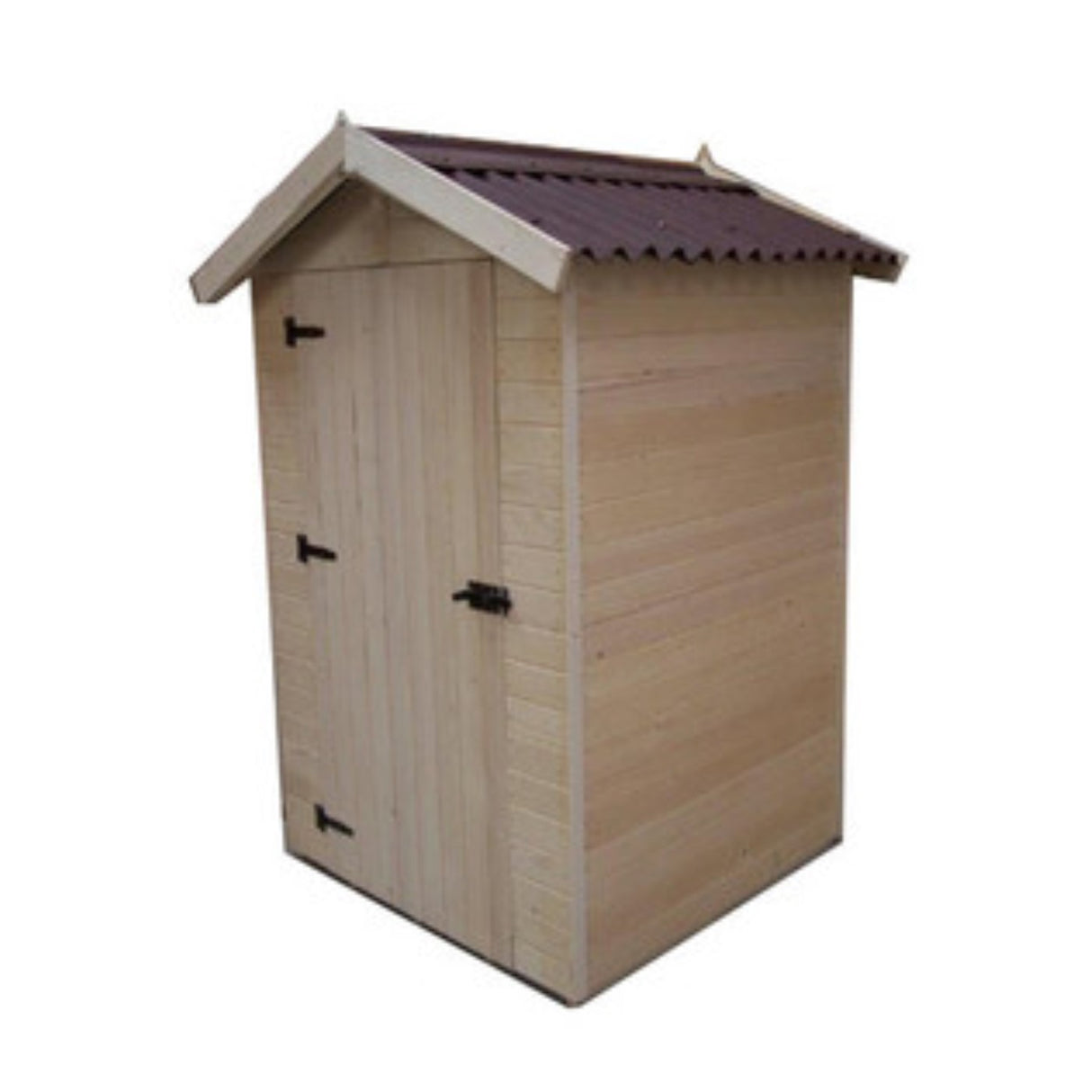 habrita casetta habrita eden con pavimento osb 120x120m pareti in legno naturale non trattato copertura con lastre ondulate bitumate e colorate 8791