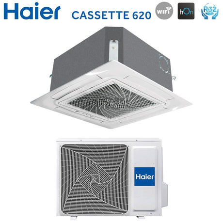 haier climatizzatore condizionatore haier cassetta a 4 vie inverter serie cassette620 12000 btu ab35s2sc2fa r 32 wi fi optional con pannello incluso nessun comando