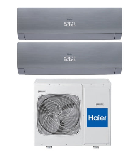 haier climatizzatore condizionatore haier dual split inverter nebula grey 1500018000 con 5u34hs1era r 410 1518 btu