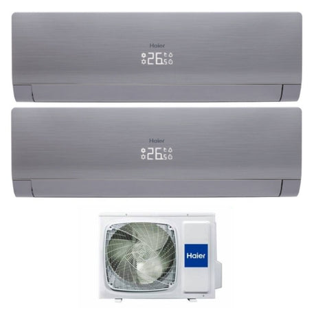 haier climatizzatore condizionatore haier dual split inverter nebula grey 2424 con 4u30hs1era r410a 2400024000 btu