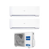 haier climatizzatore condizionatore haier dual split inverter serie expert 1215 con 2u50s2sm1fa 3 r 32 wi fi integrato 1200015000
