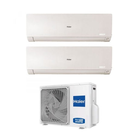 haier climatizzatore condizionatore haier dual split inverter serie flexis plus white 712 con 2u50s2sm1fa r 32 wi fi integrato colore bianco 700012000 ean 8059657012364