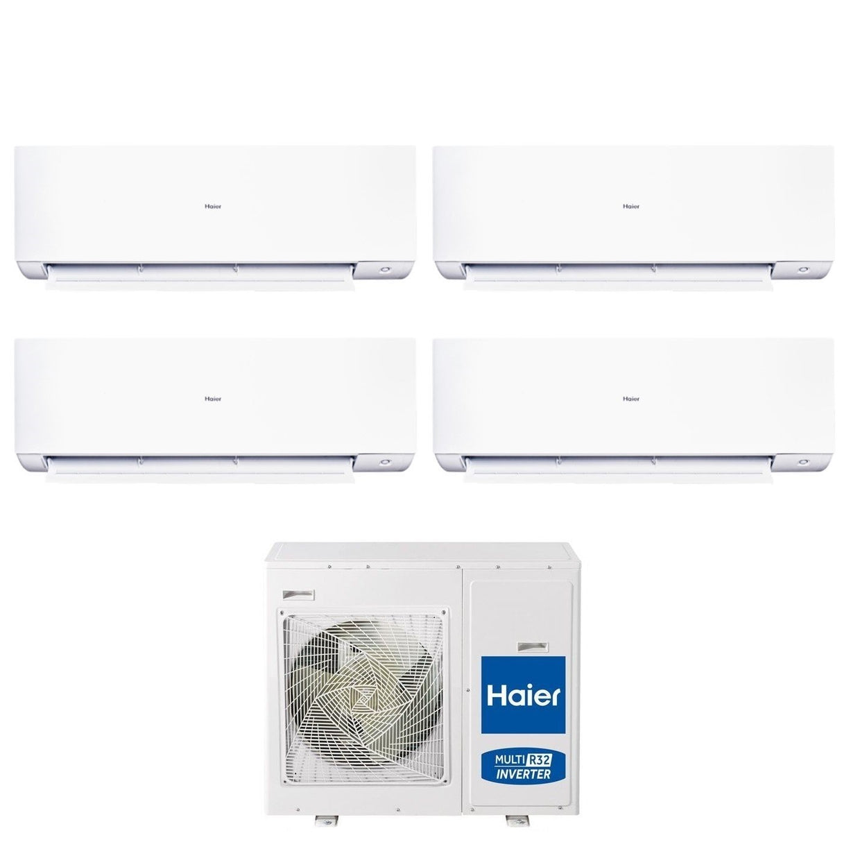 haier climatizzatore condizionatore haier quadri split inverter serie expert 77915 con 4u75s2sr5fa r 32 wi fi integrato 70007000900015000