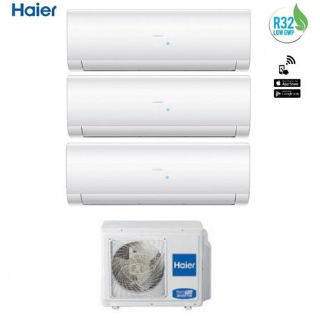 haier climatizzatore condizionatore haier trial split inverter serie ies 799 con 3u55s2sr2fa 700090009000 wi fi optional