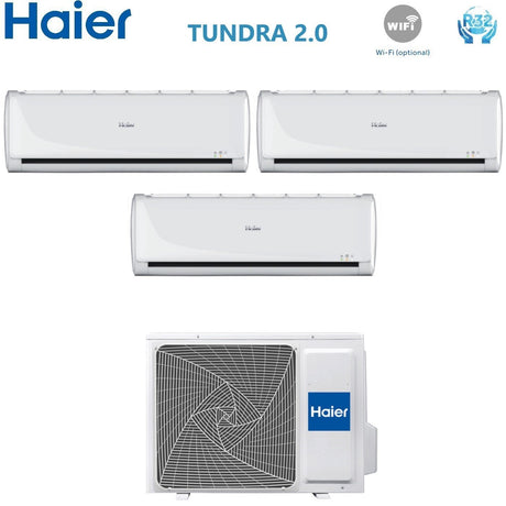 haier climatizzatore condizionatore haier trial split inverter serie tundra 2 0 7712 con 3u70s2sr2fa r 32 wi fi optional 7000700012000
