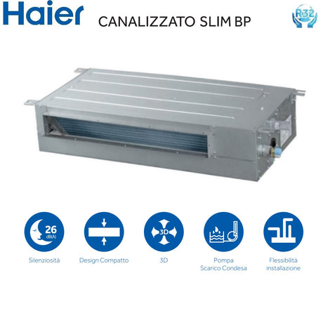 haier unita interna haier canalizzato canalizzabile ad35s2ss1fa 12000 btu