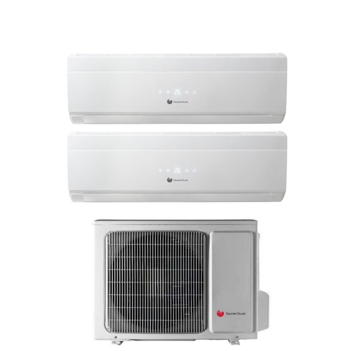 hermann saunier duval climatizzatore condizionatore hermann saunier duval dual split inverter serie uni comfort 77 con sdh19 040mc2no r 32 70007000 ean 8059657013019