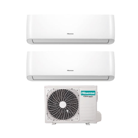 hisense climatizzatore condizionatore hisense dual split inverter serie energy pro 912 con 2amw52u4rxc r 32 wi fi integrato 900012000 novita