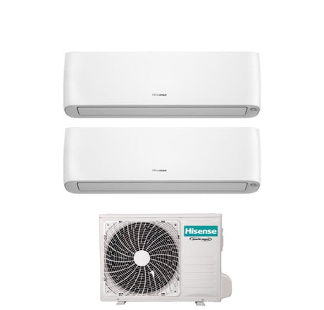 hisense climatizzatore condizionatore hisense dual split inverter serie energy pro plus hi energy 912 con 2amw52u4rxc r 32 wi fi integrato 900012000