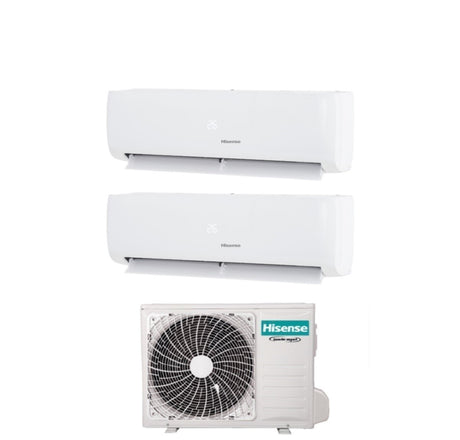 hisense climatizzatore condizionatore hisense dual split inverter serie iq plus 912 con 2amw42u4rgc r 32 wi fi integrato 900012000