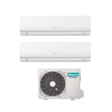 hisense climatizzatore condizionatore hisense dual split inverter serie new energy 912 con 2amw42u4rgc r 32 wi fi integrato 900012000 novita ean 8059657013552