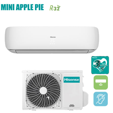 hisense climatizzatore condizionatore hisense inverter serie mini apple pie 18000 btu tg50xa00 r 32 wi fi optional ean 8059657004857