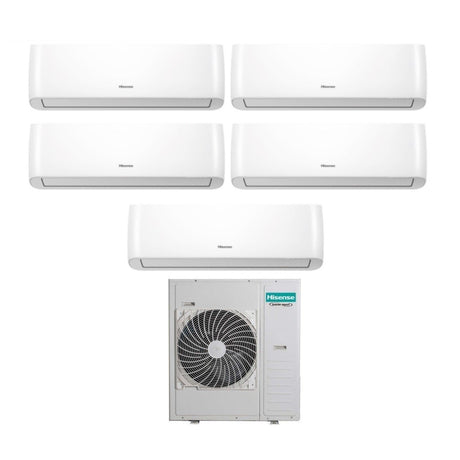 hisense climatizzatore condizionatore hisense penta split inverter serie energy pro 9991212 con 5amw125u4rta r 32 wi fi integrato 9000900090001200012000 novita