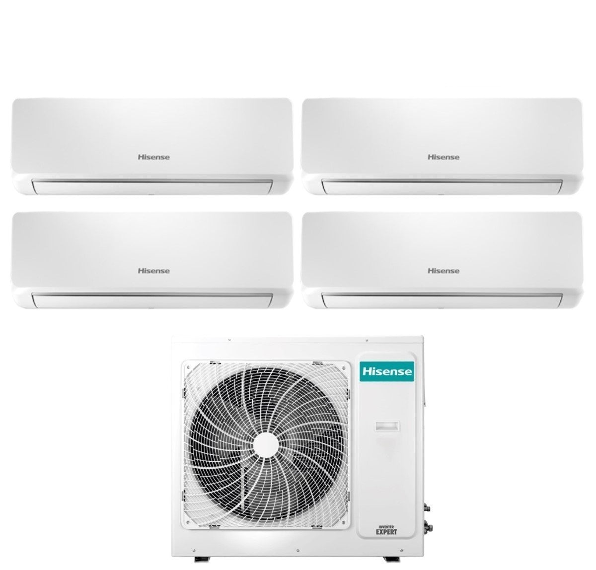 hisense climatizzatore condizionatore hisense quadri split inverter serie bio air 99912 con 4amw81u4raa r 32 wi fi integrato 90009000900012000