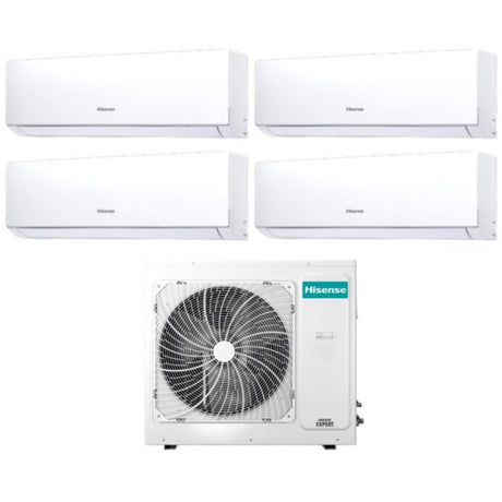 hisense climatizzatore condizionatore hisense quadri split inverter serie new comfort 791818 con 4amw105u4raa r 32 wi fi optional 700090001800018000