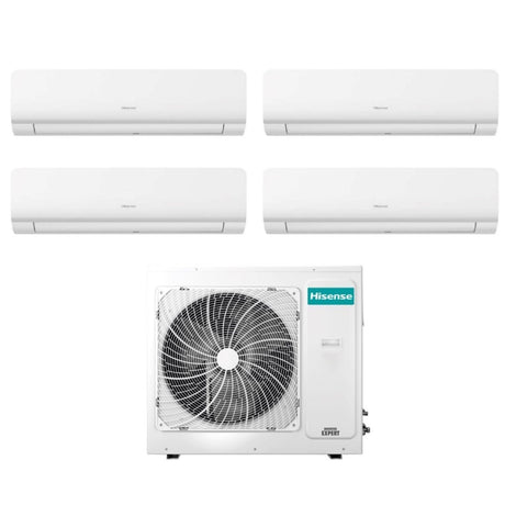 hisense climatizzatore condizionatore hisense quadri split inverter serie new energy 771212 con 4amw105u4raa r 32 wi fi integrato 700070001200012000 novita