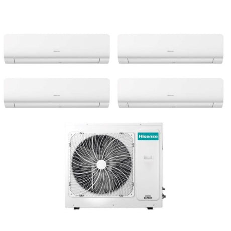 hisense climatizzatore condizionatore hisense quadri split inverter serie new energy 771212 con 4amw81u4raa r 32 wi fi integrato 700070001200012000 novita