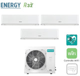 hisense climatizzatore condizionatore hisense trial split inverter serie energy 121212 con 4amw81u4raa r 32 wi fi integrato 120001200012000