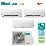 hisense climatizzatore condizionatore hisense trial split inverter serie silentium 121212 con 3amw72u4rfa r 32 wi fi integrato 120001200012000 new