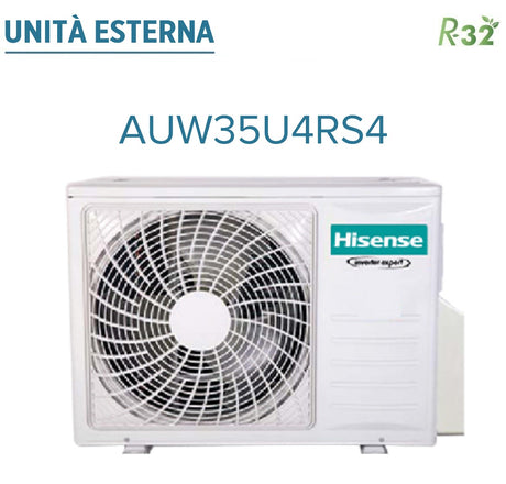 hisense unita esterna hisense 12000 btu auw35u4rs4 r 32 ean 6946087359843