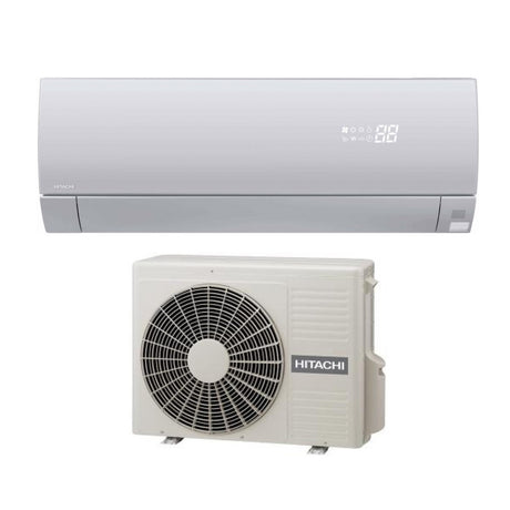 hitachi climatizzatore condizionatore hitachi inverter serie premium frost wash silver 9000 btu rak 25pses r 32 wi fi optional colore argento novita