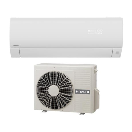 hitachi climatizzatore condizionatore hitachi inverter serie premium frost wash white 9000 btu rak 25psew r 32 wi fi optional colore bianco novita