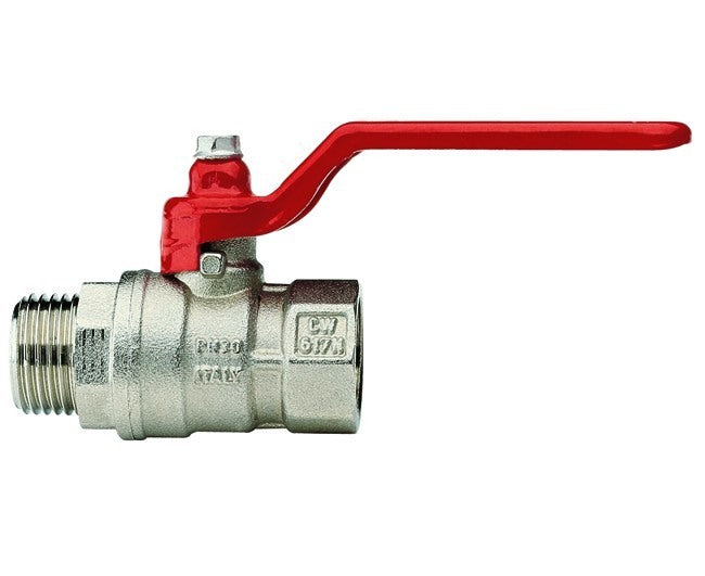 itap maniglia a leva in acciaio itap arresto a leva maschio femmina corpo in ottone nichelato 150c modello 2 codice 1172 ean 8023298024673