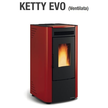 immagine-1-la-nordica-stufa-a-pellet-la-nordica-extraflame-modello-ketty-evo-65-kw-colore-bordeaux-telecomando-optional