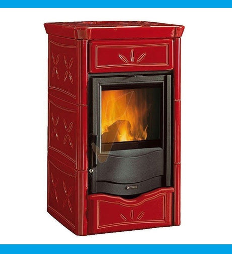 la nordica termostufa a legna la nordica extraflame mod termonicoletta evo con sistema d s a 128 kw bordeaux