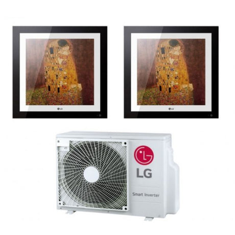 lg climatizzatore condizionatore lg dual split inverter serie artcool gallery 99 con mu2r15 r 32 wi fi optional 90009000 ean 8059657014221