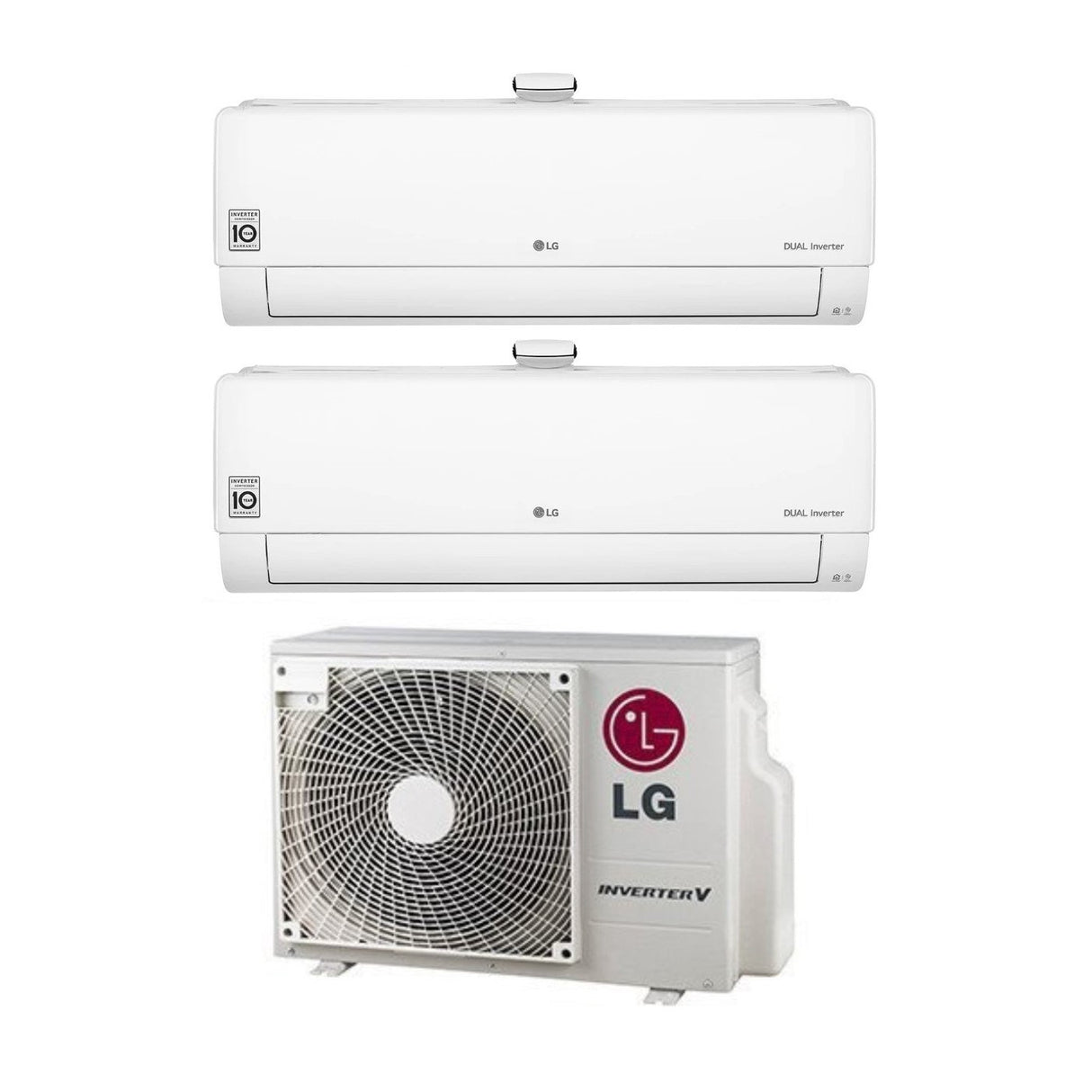 lg climatizzatore condizionatore lg dual split inverter serie atmosfera 1212 con mu2r17 r 32 wi fi integrato 1200012000 ean 8059657014313