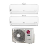 lg climatizzatore condizionatore lg dual split inverter serie atmosfera 1212 con mu2r17 r 32 wi fi integrato 1200012000 ean 8059657014313