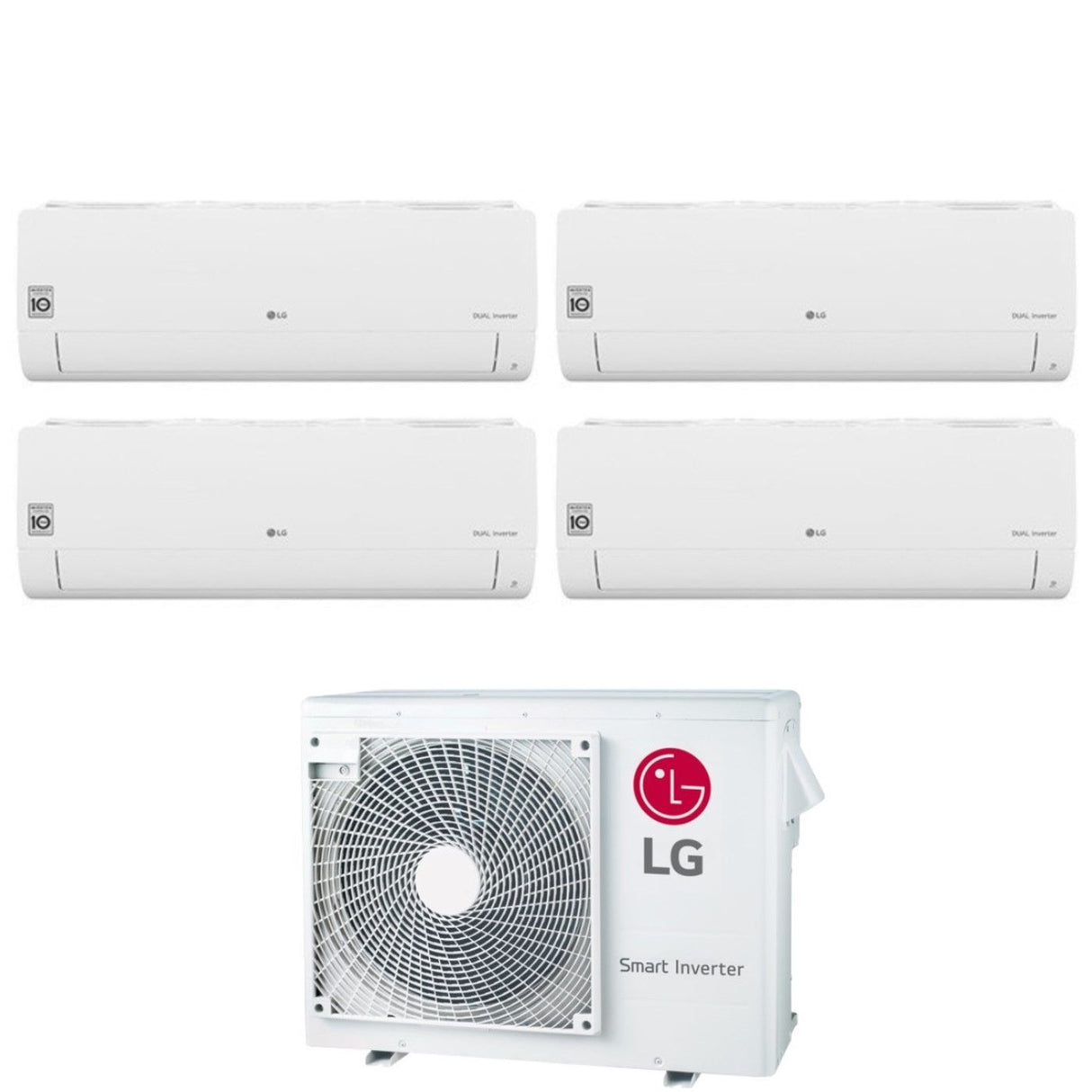 lg climatizzatore condizionatore lg quadri split inverter serie libero smart 77718 con mu4r25 u40 r 32 wi fi integrato 70007000700018000 novita