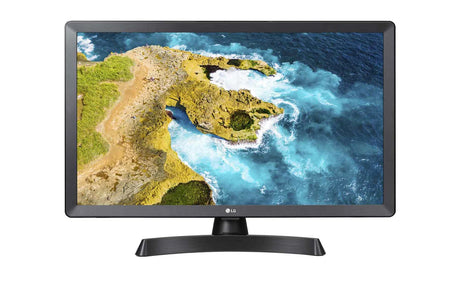lg lg monitor smart tv 24 led 1366x768 hd 2 hdmi 1 usb audio bluetooth 2x5w wi fi dvb t2cs2 24tq510s pz grigio ferro e nero