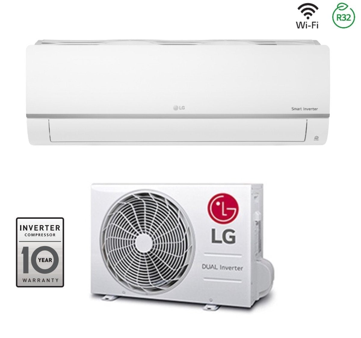 lg super offerta climatizzatore condizionatore lg dualcool inverter serie libero plus 18000 btu pc18sq wi fi integrato r 32 classe aa