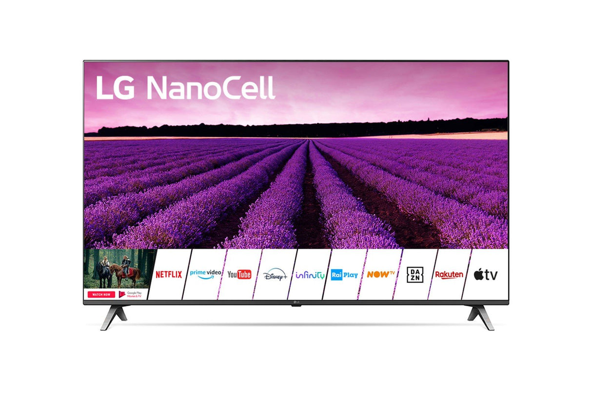 lg televisore lg tv 49 led nanocell al 4k cinema hdr smart dts virtual google assistant e alexa 49sm8050 ean 8806098699384