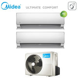 midea climatizzatore condizionatore midea dual split inverter serie ultimate comfort 99 con m2o 18fn8 q r 32 wi fi integrato 90009000 ean 8059657017413